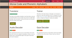 Desktop Screenshot of morsecode.scphillips.com