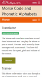 Mobile Screenshot of morsecode.scphillips.com